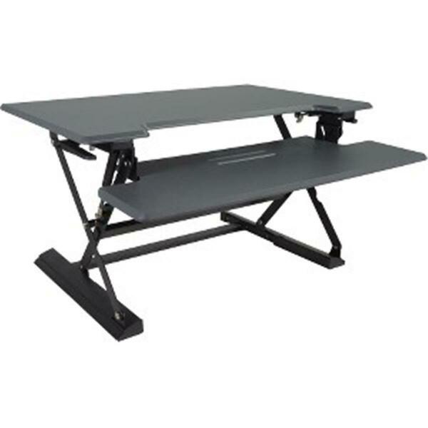 Victor Technology Height Adjustable Standing Desk with Keyboard Tray DCX760